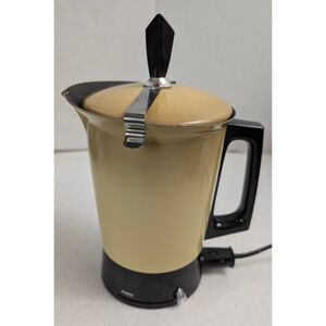 MCM Harvest Gold Mid Century Hot Pot 4 Cup Regal Ware Electric 60s Sputnik